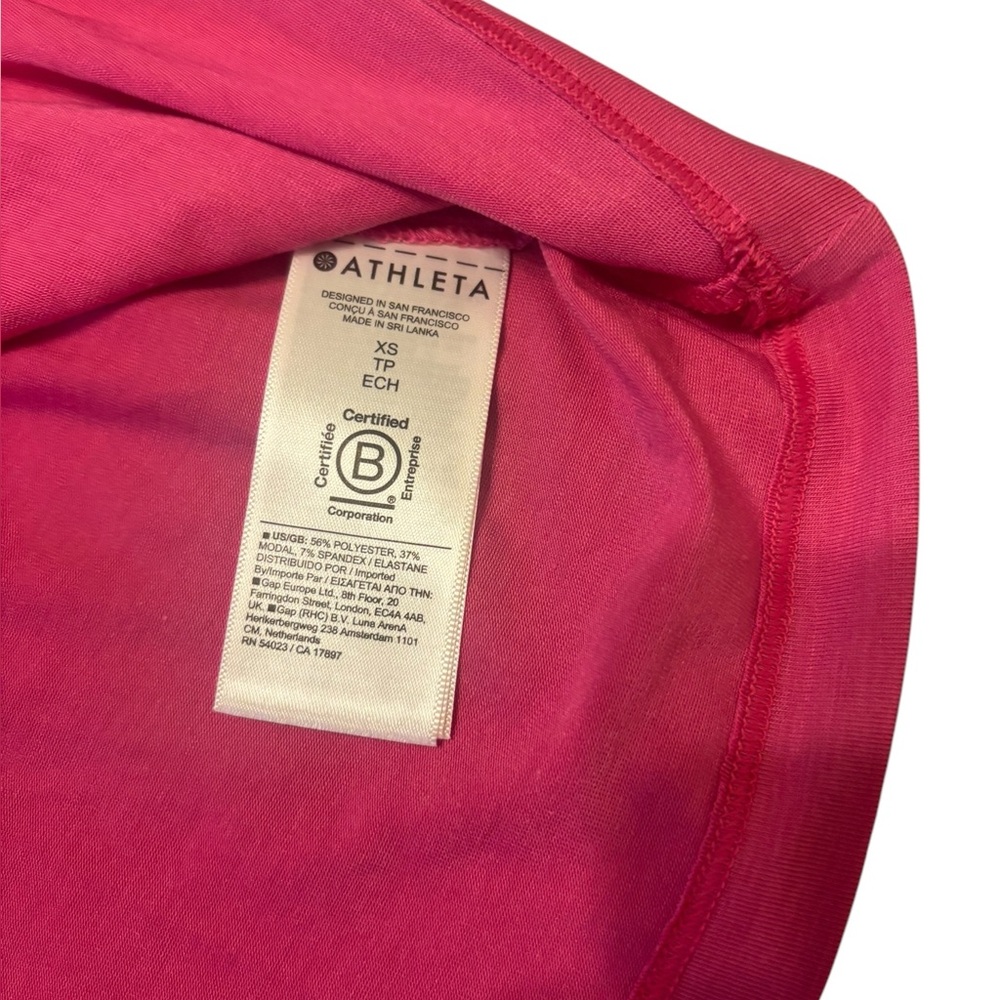 NWOT ATHLETA Air Out Cinch Tank in Pink Size XS MSRP $55 - Picture 10 of 12